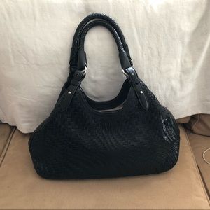 Cole Haan black shoulder purse
